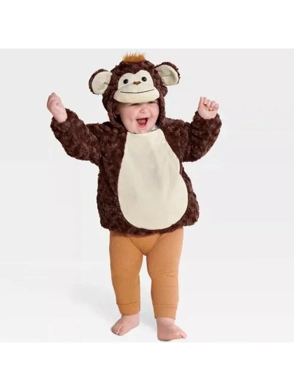 Hyde and Eek Boutique NWT Infant Monkey Halloween Costume Size 6-12 Months